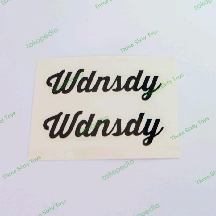 Cutting Sticker Stiker Sepeda Road Bike Fixed Bike Logo Wdnsdy Kecil Vinyl