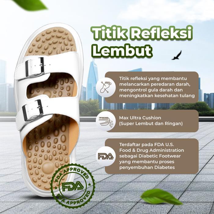 Premium Kozuii K-Walk Energy Sandal Kesehatan Refleksi Sendal Akupuntur Original