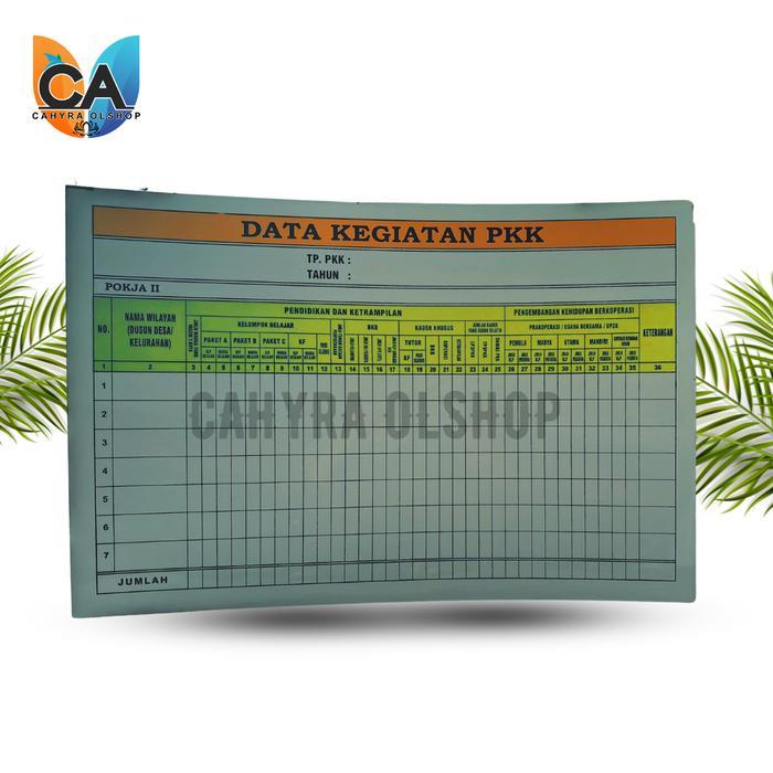 PREMIUM (COD) PAPAN DSATA - DATA KEGIATAN PKK POKJA 2 - HARYADS ECO