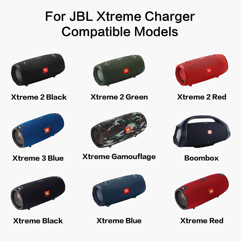 19V Charger for JBL Xtreme, Xtreme 2, Boombox 1 2 Waterproof Portable Bluetooth Speaker Replacement