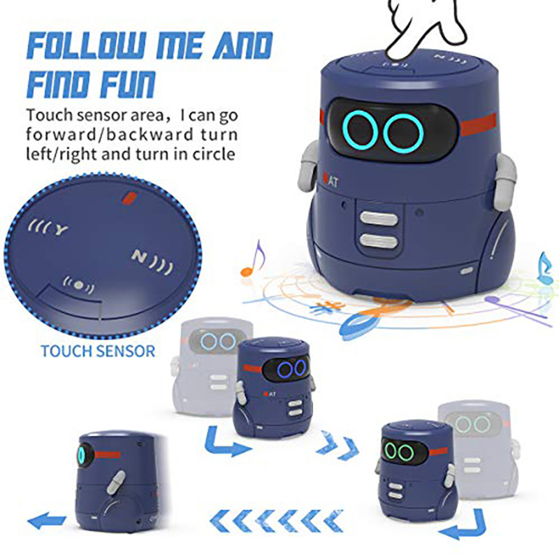 Smart Rc Robot Toy For Kids Touch Functional Robot Present with Interactive Electronic Robot Toy