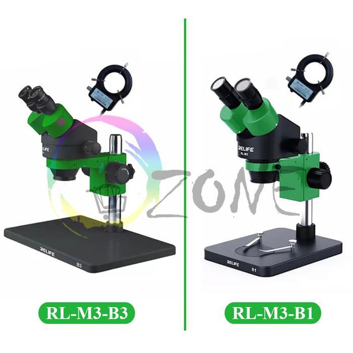 Microscope Mikroskop Binocular Relife Rl-M3 Zoom Stereo + Led Lamp