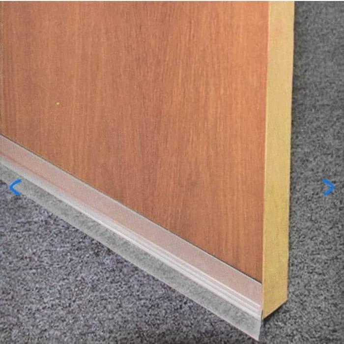Penutup Lubang Bawah Pintu Krisbow Door Seal Door Bottom Pvc 91 Cm Co
