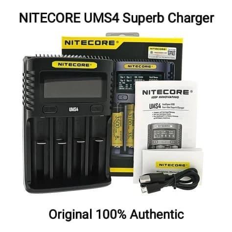 Nitecore Ums4 Charger Authentic