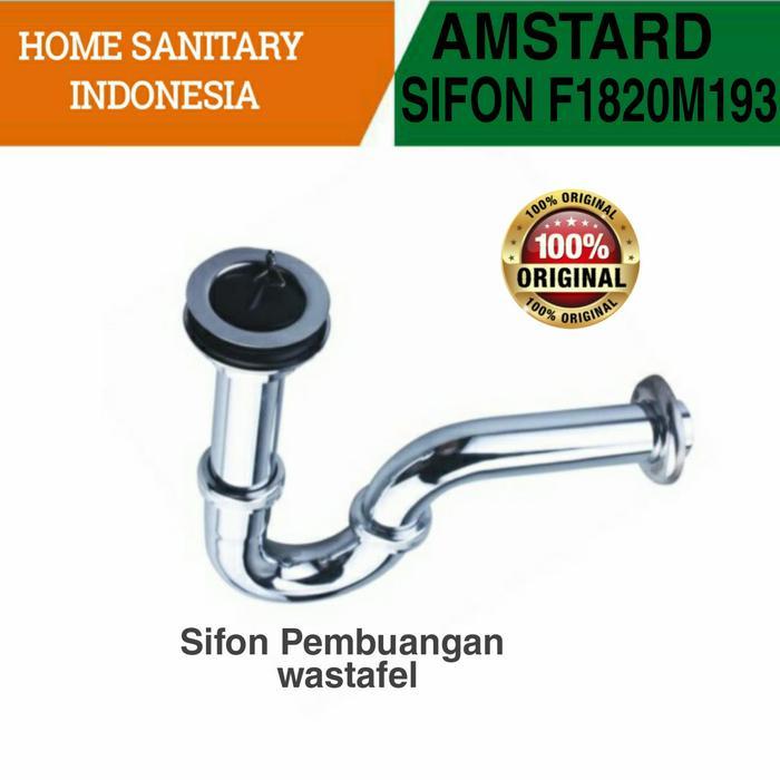 Amstard Sifon Leher Angsa American Standard P Trap Pembuangan Air Wastafel