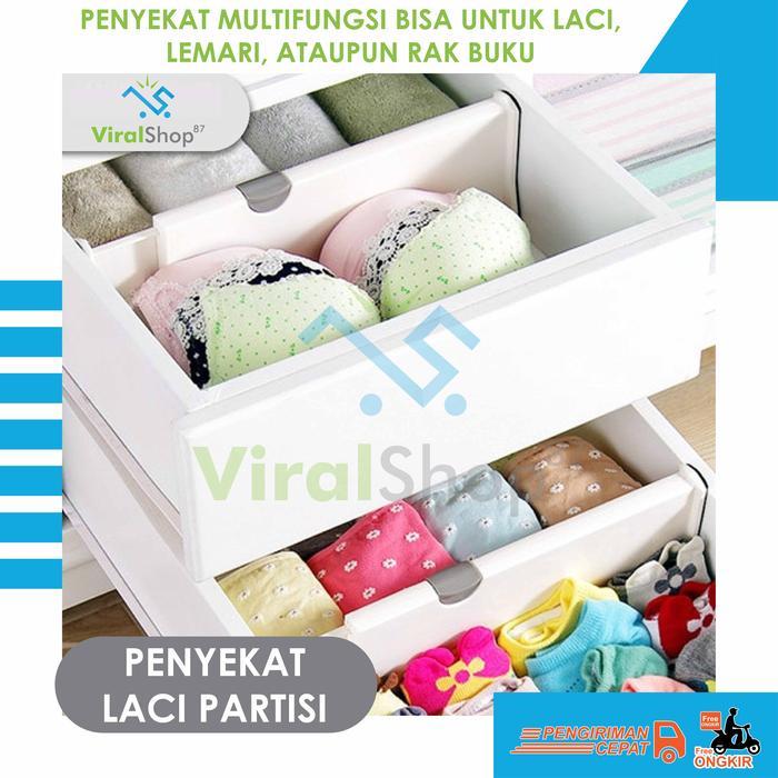 Informa - Pembatas Laci Lemari Sekat Laci Partisi Serbaguna Multifungsi