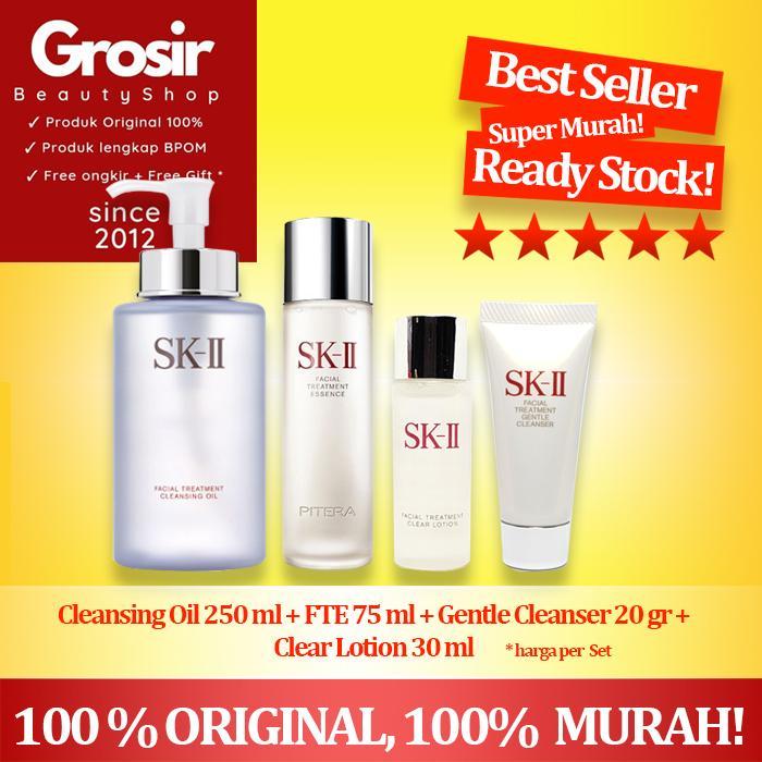 SK-II/SK2/SKII/SK II Cleansing Oil 250 ml+FTE 75 ml+CL 30ml+GC 20 gr
