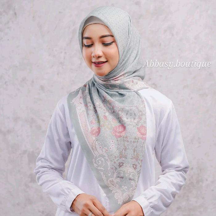 READY Voal original motif Kode (M 101- M 150) Hijab Segi Empat / Kerudung segi 4 Voal Motif Premium