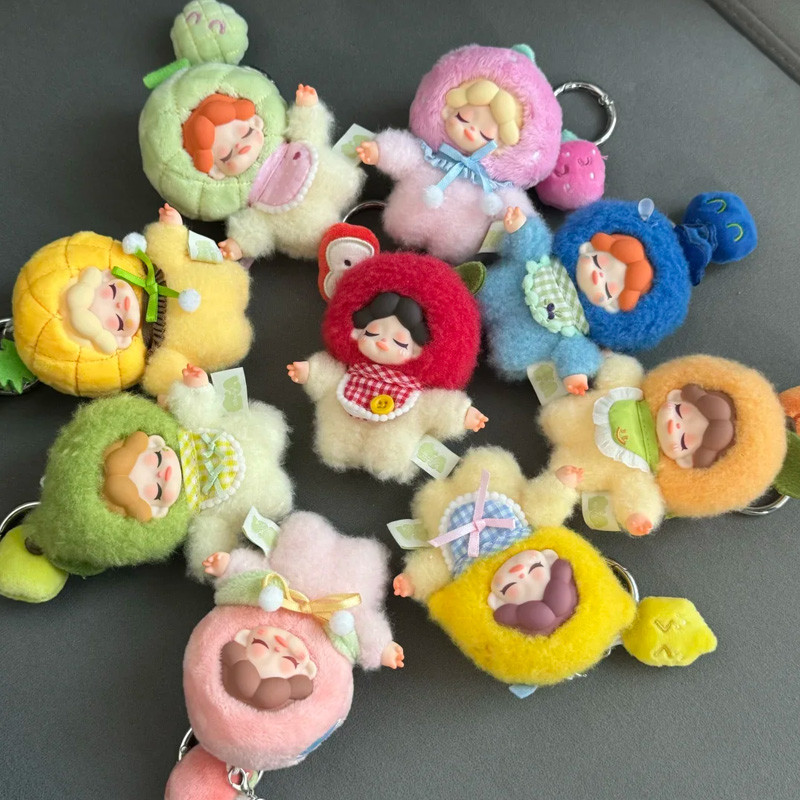 Dodo Sugar Wendy Fruity Party Series Vinyl Doll Blind Box Mini Plush Bag Pendant Keychain Decoration