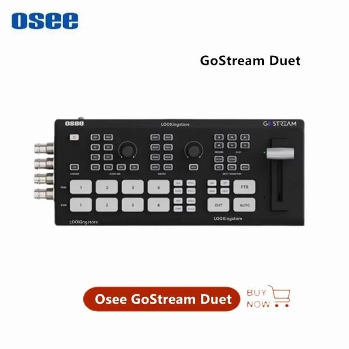 Premium Osee Duet Sdi Hdmi Gostream Deck Video Switcher 4 Channel Streaming Original