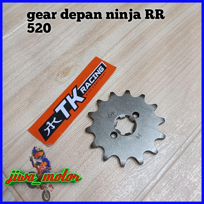 Gear Depan Ninja Rr 520 Ukuran 11 12 13 14 15