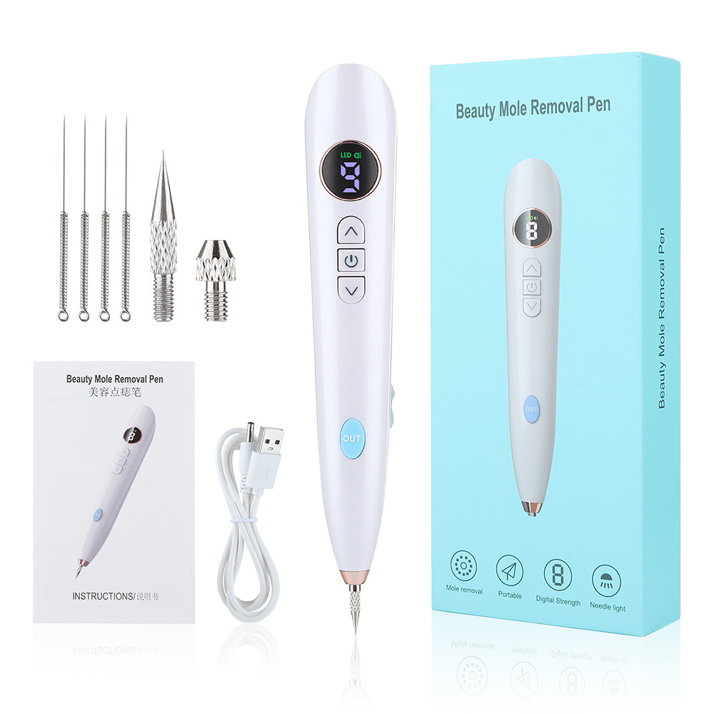 Laser Plasma Pen Skin Tag Remover Wart Berrugas Eliminator Lcd Plasma Pen 9 Mode Plasma Pen Freckle