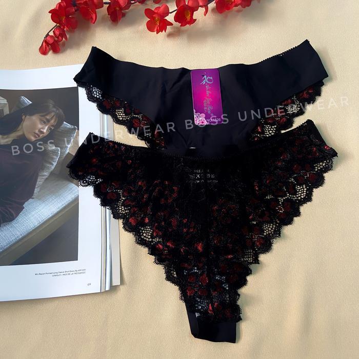 Celana Dalam Wanita, Gstring Wanita, Gstring, Gstring Renda Halus Co