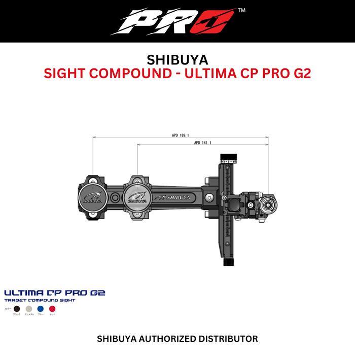 Shibuya Compound Sight Ultima Cp Pro G2 Fisir Busur Compound Alat Panahan Alat Bidik Busur Co