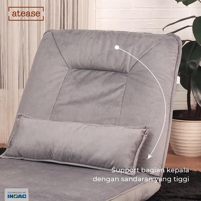 Atease Reclining Floor Chair By Inoac - Sofa Bed Lipat Multifungsi Dengan 5 Mode Reclining & Rangka
