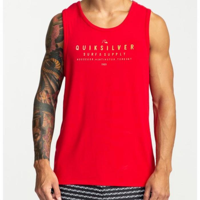 Kaos Singlet Pria Quiksilver 100% Original