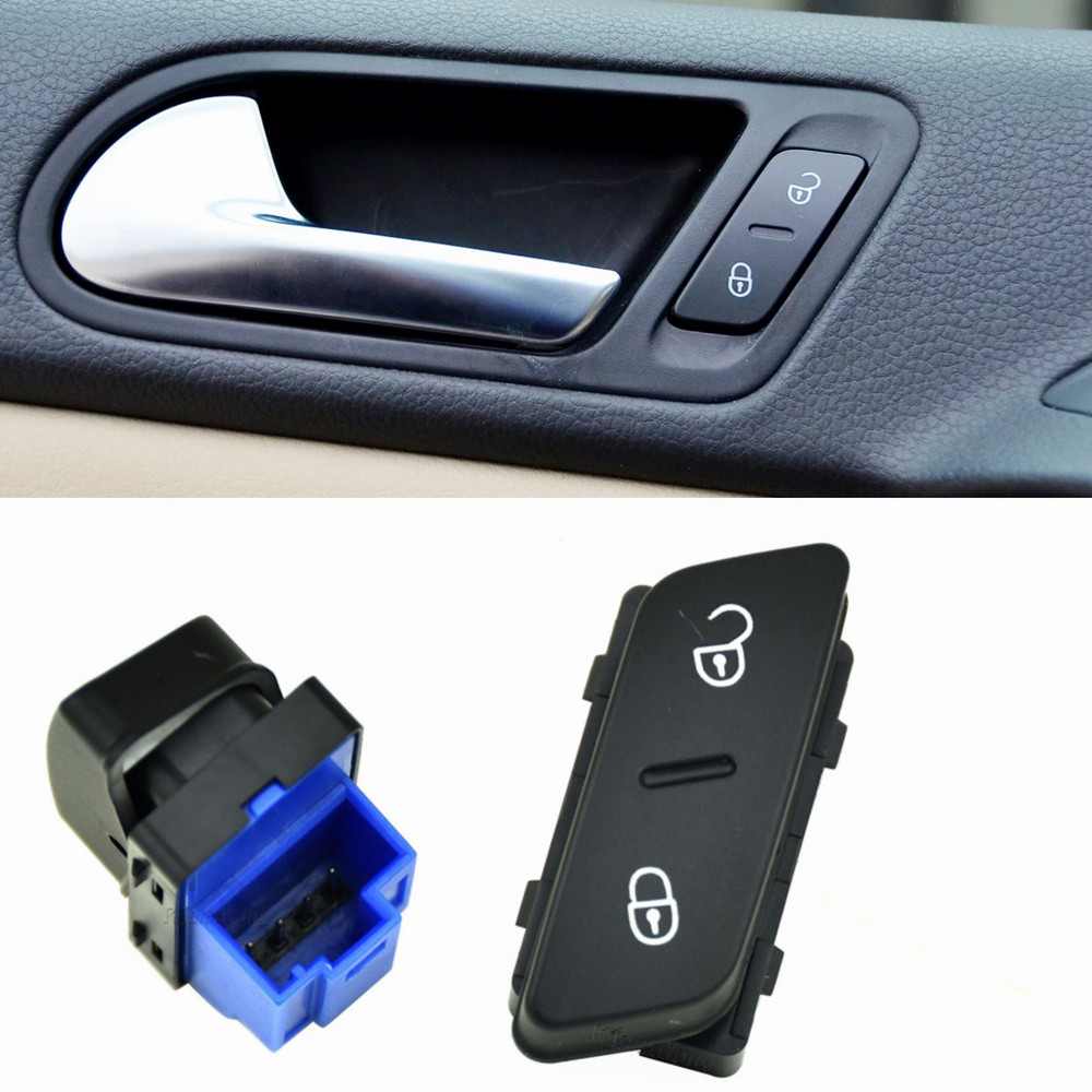 For VW Jetta Golf 5 MK5 Passat CC Tiguan Car Central Locking Safety Switch Door Lock Button 1K0 962 
