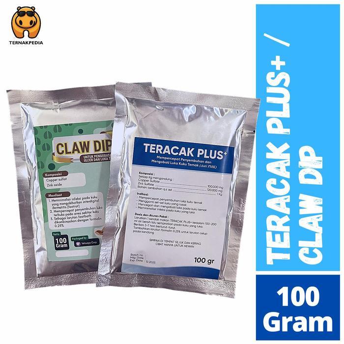 Obat Luka Kuku Sapi - Obat luka kuku kambing - claw dip 100 gr