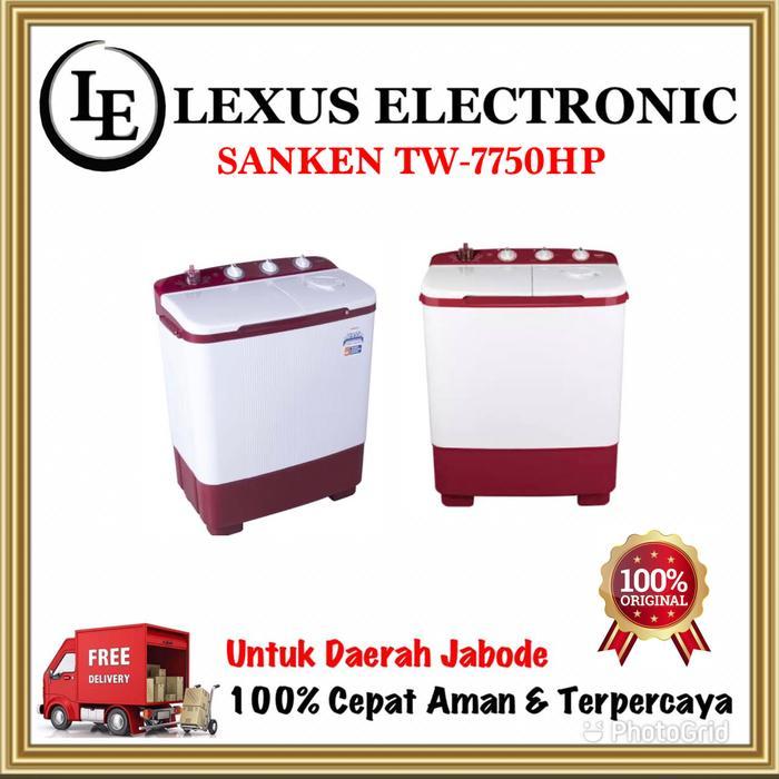 Flash Sale Sanken Mesin Cuci 2 Tabung 7Kg Tw-7750Hp Tw7750Hp 7750Hp