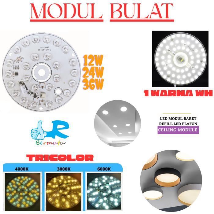 Lampu Tl Ring Led 12 Watt 220v Led Modul Ceiling 12w Lampu Plafon Led White Plastik