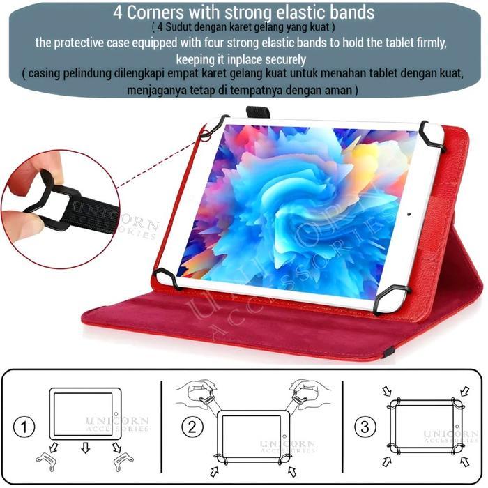 ADVAN TAB SKETSA 3 / ADVAN TAB SKETSA 1 / ADVAN TAB SKETSA 2 10.1 INCH CASING ROTARY FLIP BOOK COVER