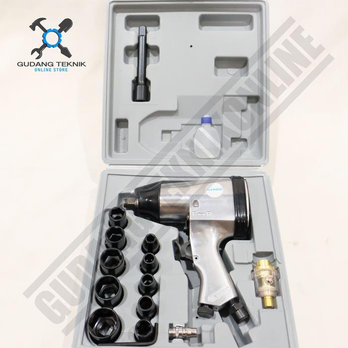 Air Impact Wrench Kit WESTCO 1/2" Alat Buka Baut Angin 1/2 inch WESTCO