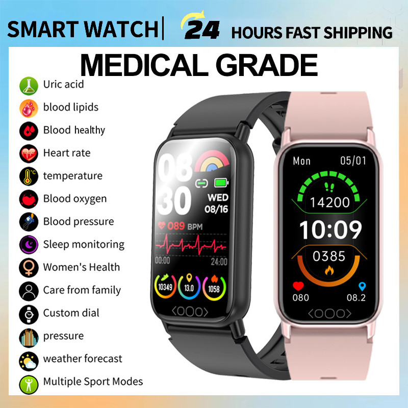 New Blood healthy Body Temperature Smart Band Uric Acid for Amazfit Blood Lipid Pressure Heart Rate