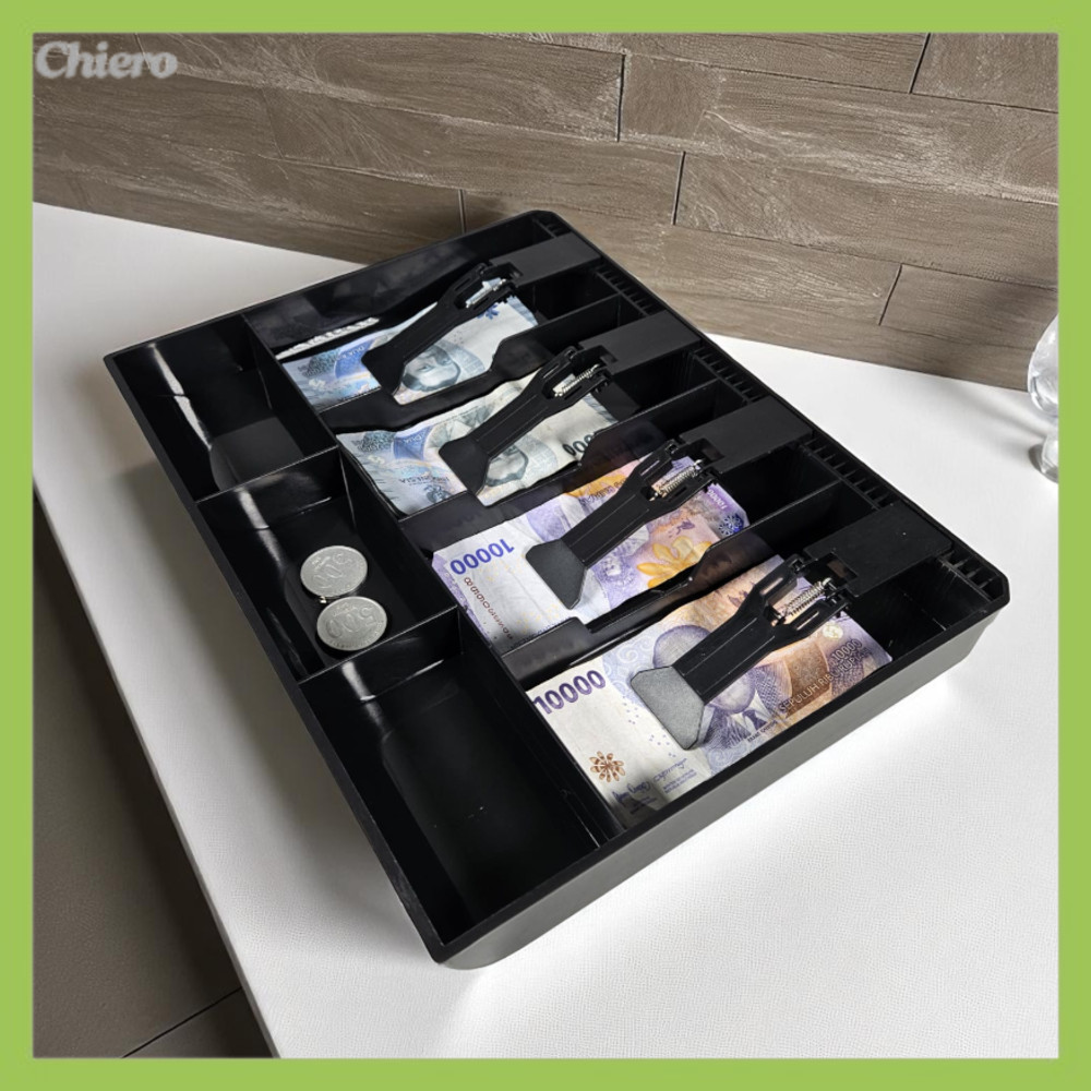 Laci Uang Kasir 4 Sekat Plastik Coin Cash Drawer Tray - 002
