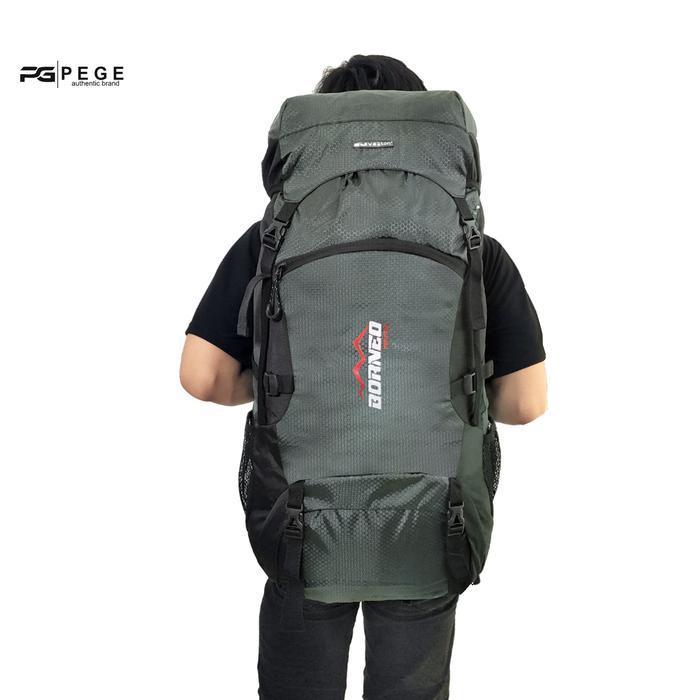 Eiger - Tas Ransel Carrier Elgon Bagpack Outdoor Bahan Ringan Tas Gunung Untuk Hiking Mendaki - Pg