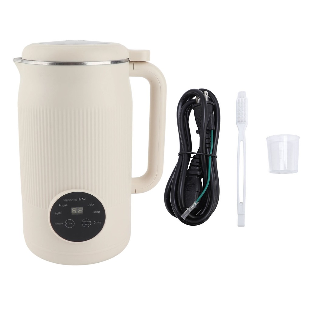 1200ml Electric Nut Milk Maker Timer Automatic Cleaning Insulated Multifunctional Soybean Milk