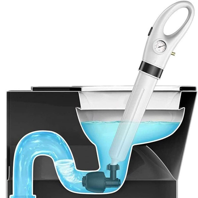 Pipe Toilet Plungers Sewer Dredge Clogged Remover Drain Blaster High Pressure Air Drain Cleaner