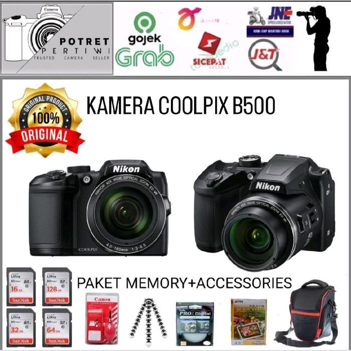 NIKON COOLPIX B500 / KAMERA POCKET NIKON COOLPIX B500 / KAMERA NIKON - BOX POLOS