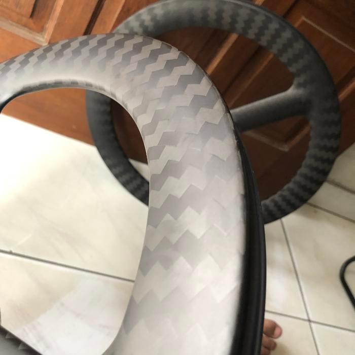 Wheelset Nautilus Carbon 22 451 Disc Brake Tri Spoke Velg Sepeda Lipat