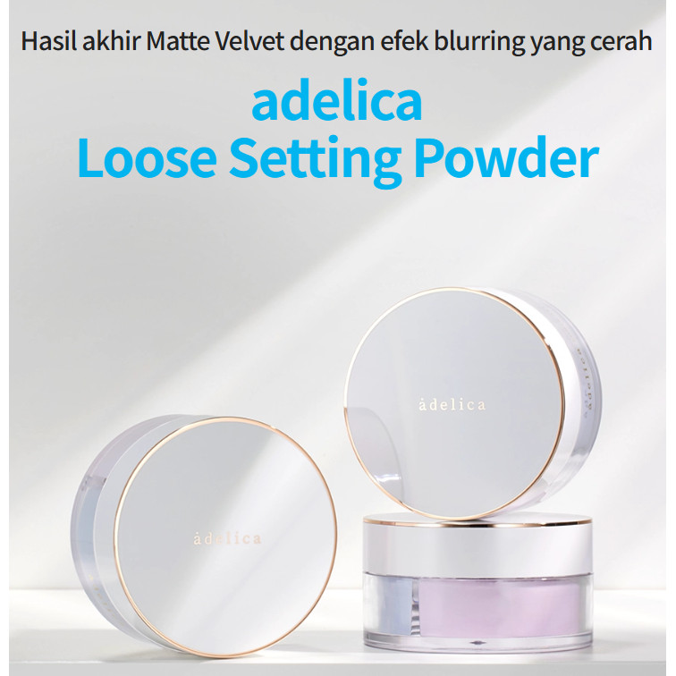 Atomy Adelica Loose Setting Powder 12gr | Bedak Tabur Makeup