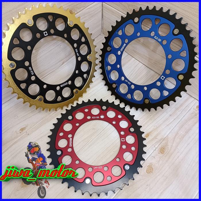 Gear Belakang Klx Dtracker 150 Expedition 520 Ukuran 44 48 50 51 52