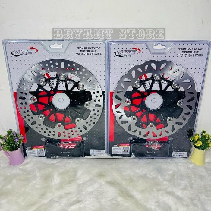 Piringan Cakram Depan Ktc 260Mm Disc Disk Brake 260 Mm Beat Vario 110 125 150 160 Cbs Scoopy Genio
