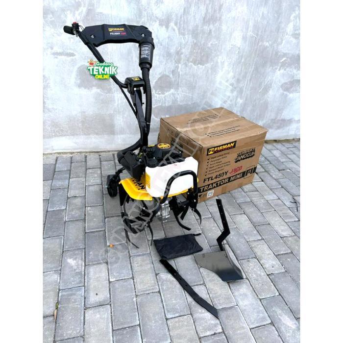 Mesin Cultivator MINI FIRMAN FTL-450Y 4 Tak / Alat Pembajak Bajak Traktor Tanah Kebun Sawah Penyiang