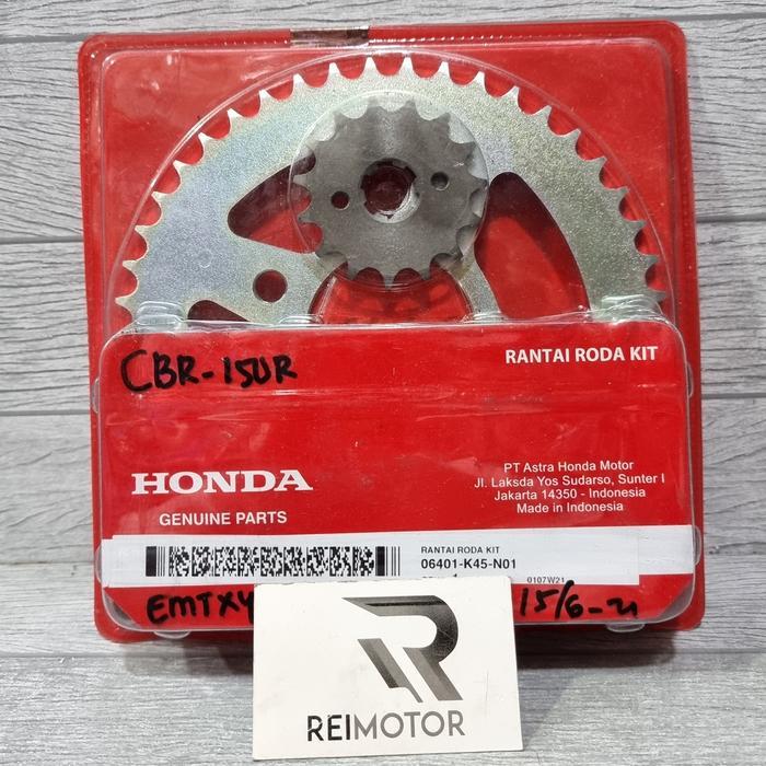 Gearset Gear Set Gir Set Cb150 Cbr150 R Led Ori Ahm 06401-K45-N01