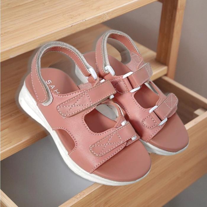 SAHIKU - Lisa Kids Sepatu Sandal Anak Perempuan Sendal Anak Casual Blackpink Sepatu sandal anak