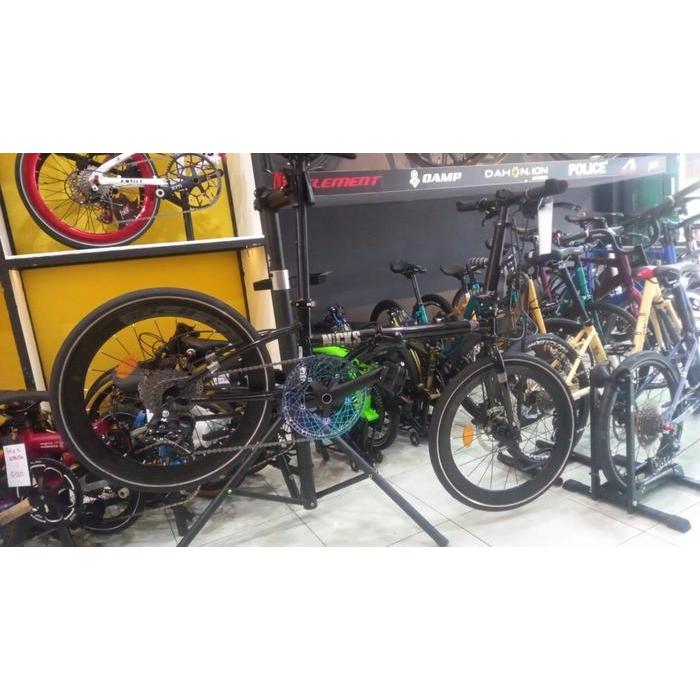 ELEMENT Sepeda Lipat Nicks 10 Speed 20" 451 Chromolly Folding Bike - Merah