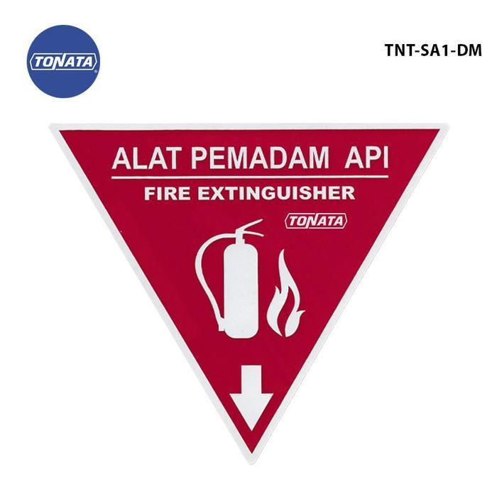 [] Segitiga APAR Tonata / Rambu Akrilik Alat Pemadam Api Ringan Tonata / Tanda Penunjuk Lokasi APAR
