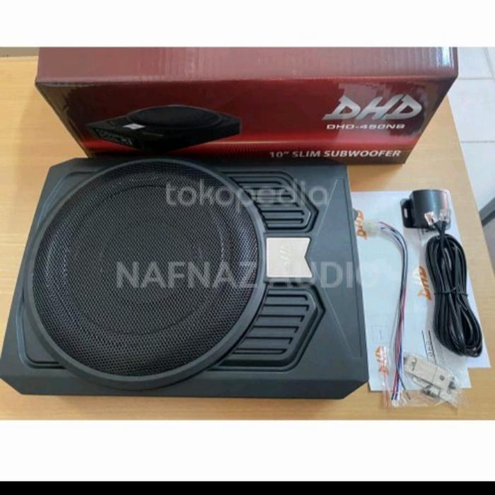 Ready SUBWOFER SLIM 10" DHD -450NB UNDERSEAT KOLONG