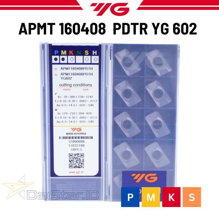 [] Insert APMT 160408 PDTR YG 602 Insert Milling Shoulder Mill YG1
