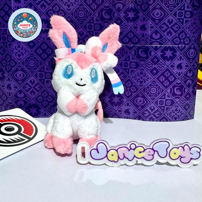 Keychain Plush Evee Sylveon Umbreon Official Pokemon Center Original
