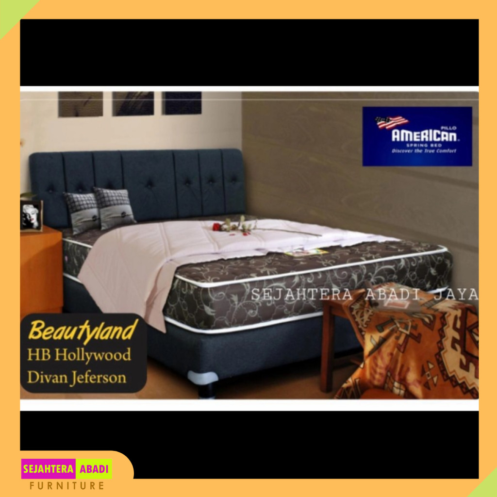 american Springbed Kasur Beautyland FREE Bantal Guling Matras FullSet