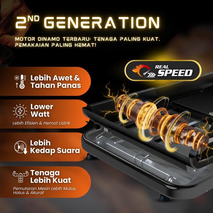 Promo Treadmill Elektrik Redpanda 585Lm Alat Fitness Multifungsi Murah Listrik Lipat Portable Low