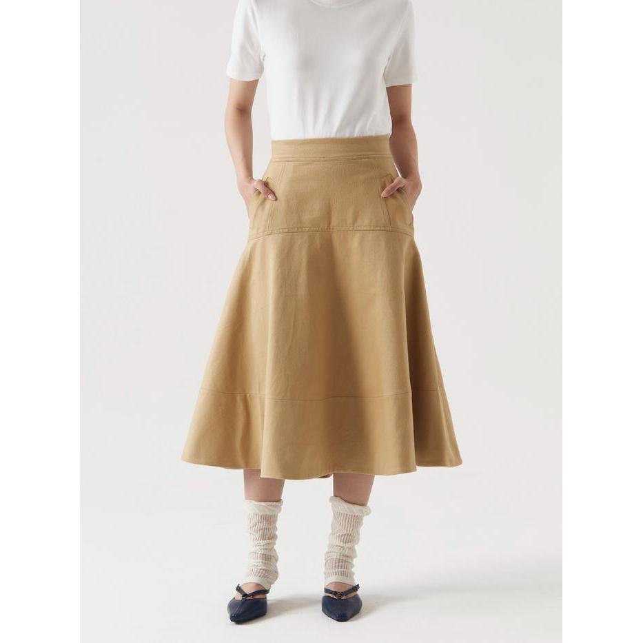 Nasl By Nagita Slavina Khaki Hipline Skirt
