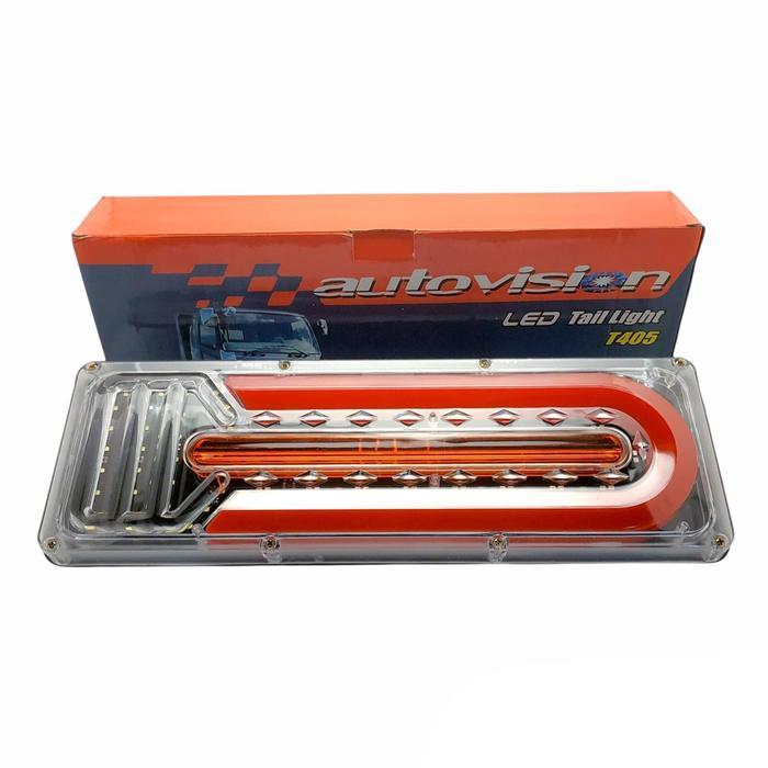 Lampu Led Autovision Apex3R Tail Light Led Reflektor Reflector Stop Lamp Stoplamp Bus Truck Pickup