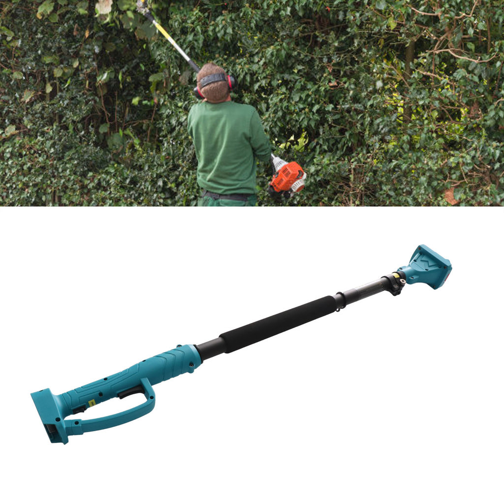 Cordless Pruning Shears Extension Pole Anti Slip Handle Rotating Head Electric Tree Pruner Pole 4.92