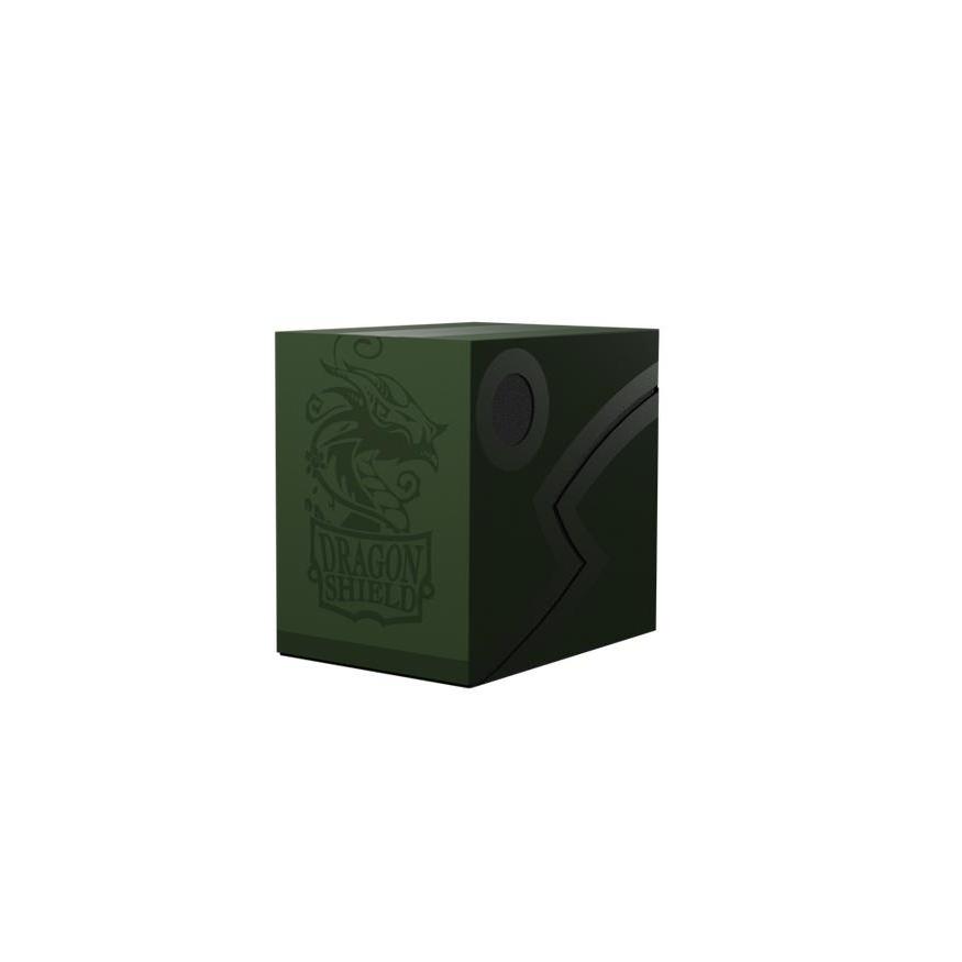 Dragon Shield Deck Box Double Shell - Forest Green/Black At-30651